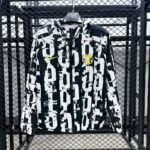 Barcelona 2025/26 Black and white stripesr Windbreaker