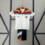 Germany 1994 Home Kids Retro Jersey And Shorts-28(12-13Y)