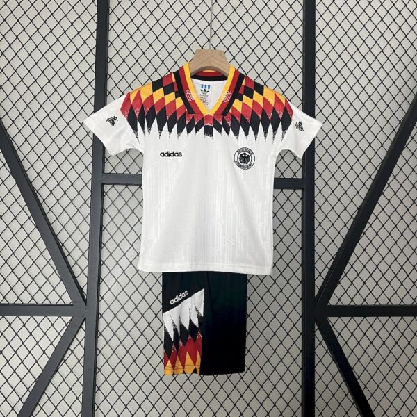 Germany 1994 Home Kids Retro Jersey And Shorts-28(12-13Y)